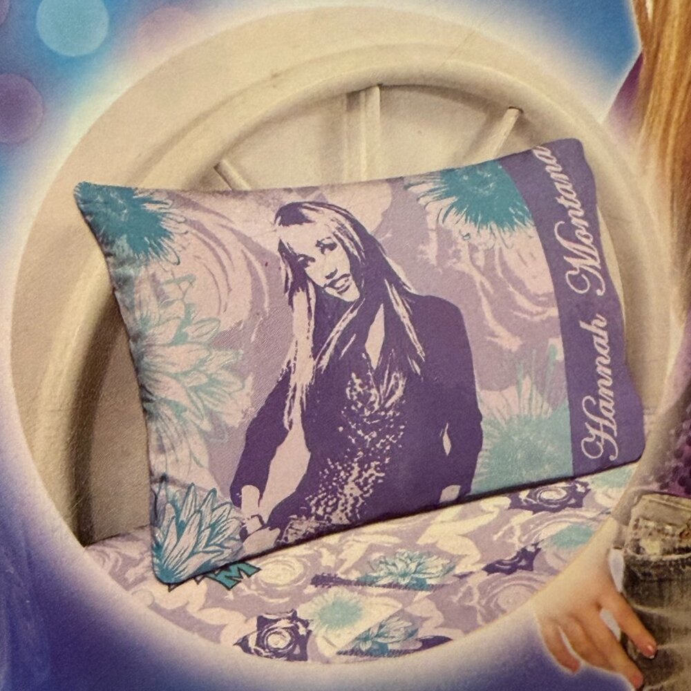 NEW Hannah Montana Disney Pillowcase Cotton Rich - Picture 3 of 4